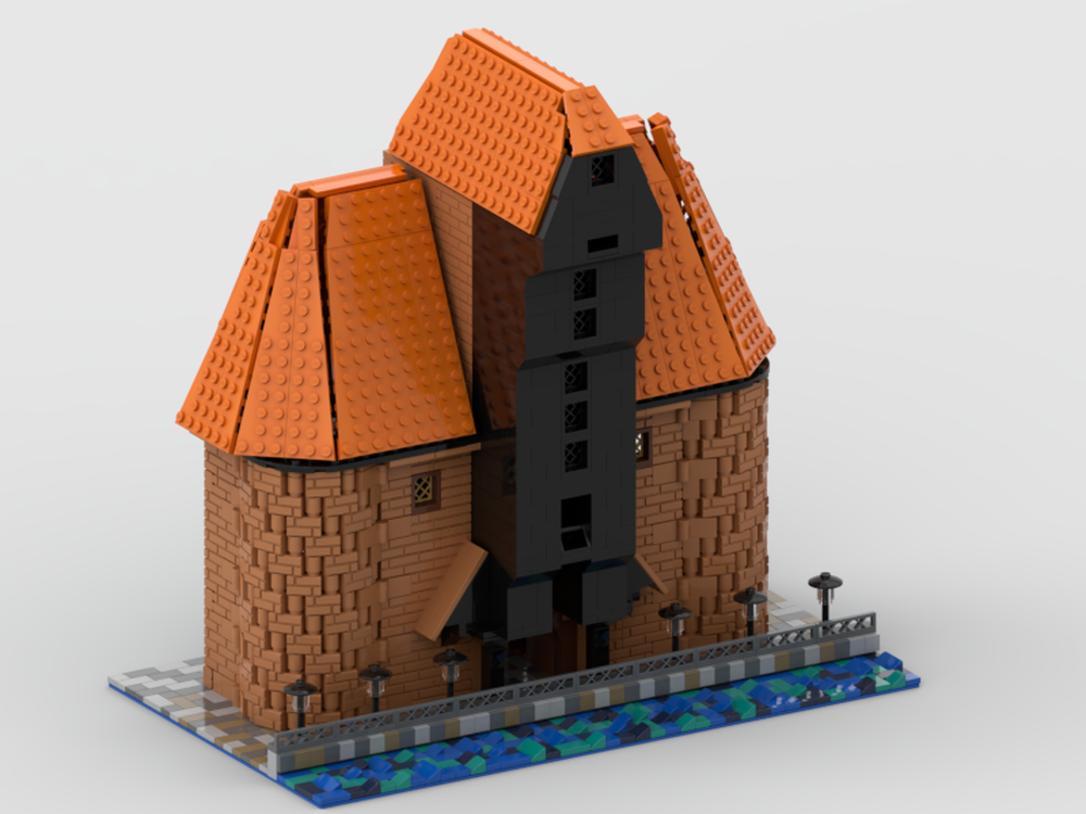 Lego Żuraw (Gdansk old Port Crane landmark)