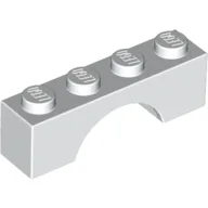 Brick Arch 1 x 4 / White