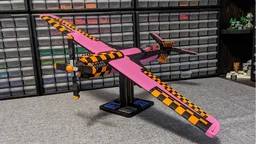 Dieselpunk Race Plane