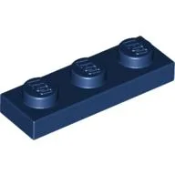 Plate 1 x 3 / Dark Blue