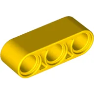 Technic Beam 1 x 3 Thick / Yellow
