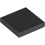 Tile 2 x 2 with Groove / Black