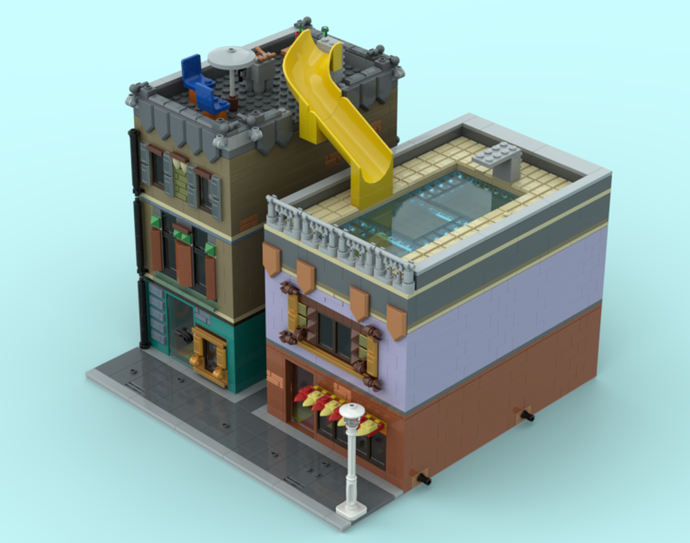 Lego Coastal modular building