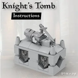 MEDIEVAL KNIGHT'S TOMB (Castle Theme)