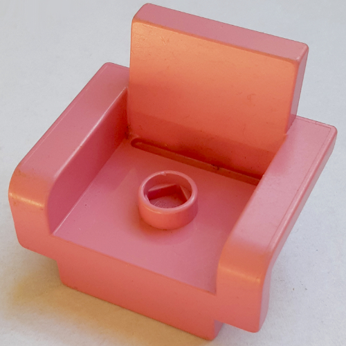 Lego Duplo Chair with 1 Stud / Duplo Pink
