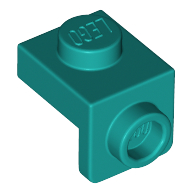 Lego Bracket 1 x 1 - 1 x 1 / Dark Turquoise