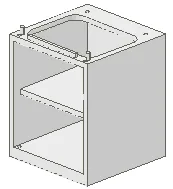 Homemaker Washbasin Base 4 x 4 x 4