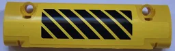 Technic, Panel Curved 11 x 3 with Black and Yellow Danger Stripes Pattern Model Left Side (Sticker) - Set 42030