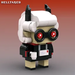 Helltaker Brickheadz | Pandemonica