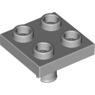 Lego Plate Special 2 x 2 with Pin on Bottom