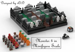 Monster 4 in Minifigure scale