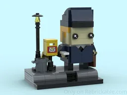 Brick-built Postman