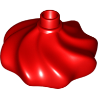 Lego Duplo Cake Swirl Decoration with Top Stud / Red
