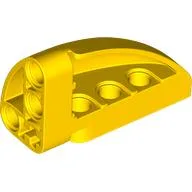 Technic Panel Round Corner 5 x 3 x 2 Right / Yellow