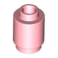 Brick Round 1 x 1 Open Stud / Warm Pink