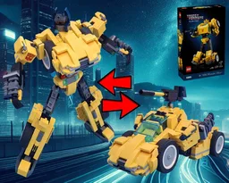 Transformers Optimus Prime (The War Within ), alternate build of 10338 Bumblebee