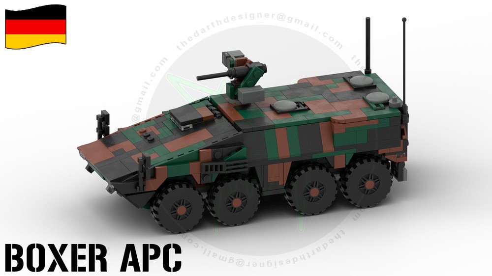 Lego BOXER | 8x8 APC - 1:35 Scale