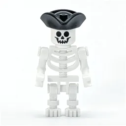 Skeleton, Standard Face, Bicorne Hat (78132 Torso)