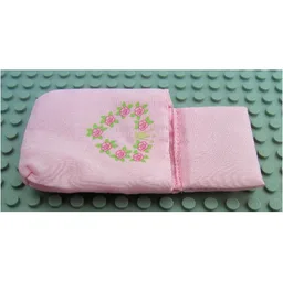 Belville, Sleeping Bag / Baby Pouch with Heart Wreath, Roses and Crown Print / Pink