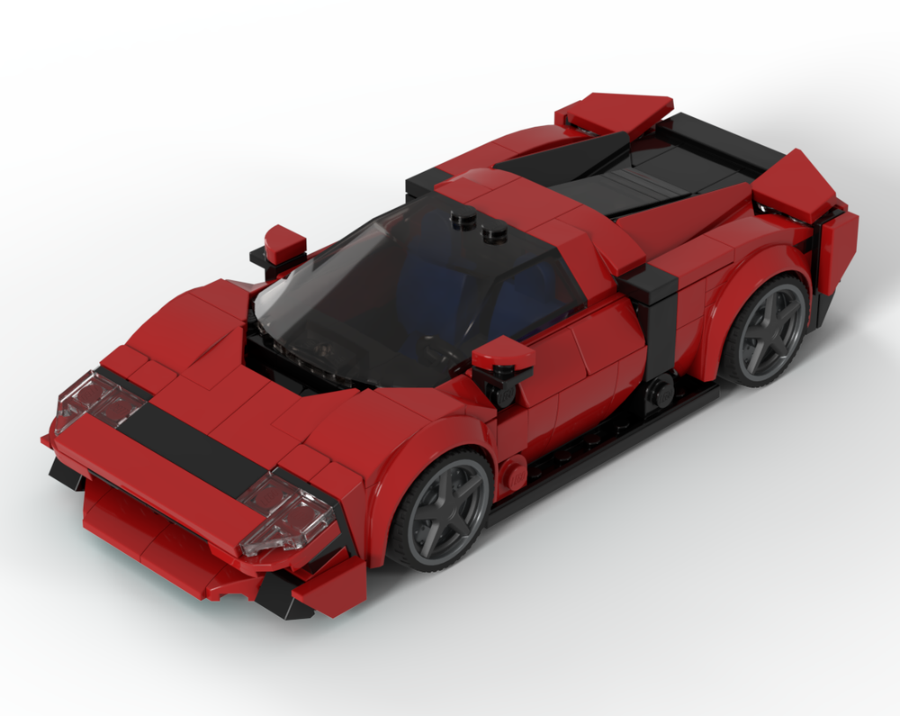 Lego F 849 Testarossa 8wide MOD