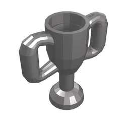Equipment Trophy Cup Small / Flat Silver