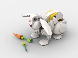31133 - Pooping White Rabbit