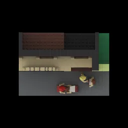 Double Dragon Diorama