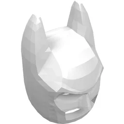 Mask, Batman Cowl [Plain] / White