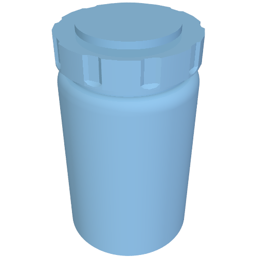 Lego Belville / Scala, Food, Jar Jam / Jelly / Medium Blue