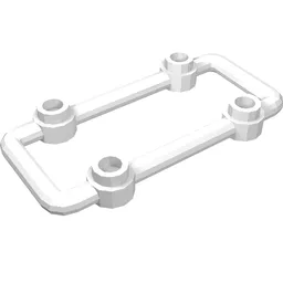 Lattice 3 x 6 Module with Studs / White