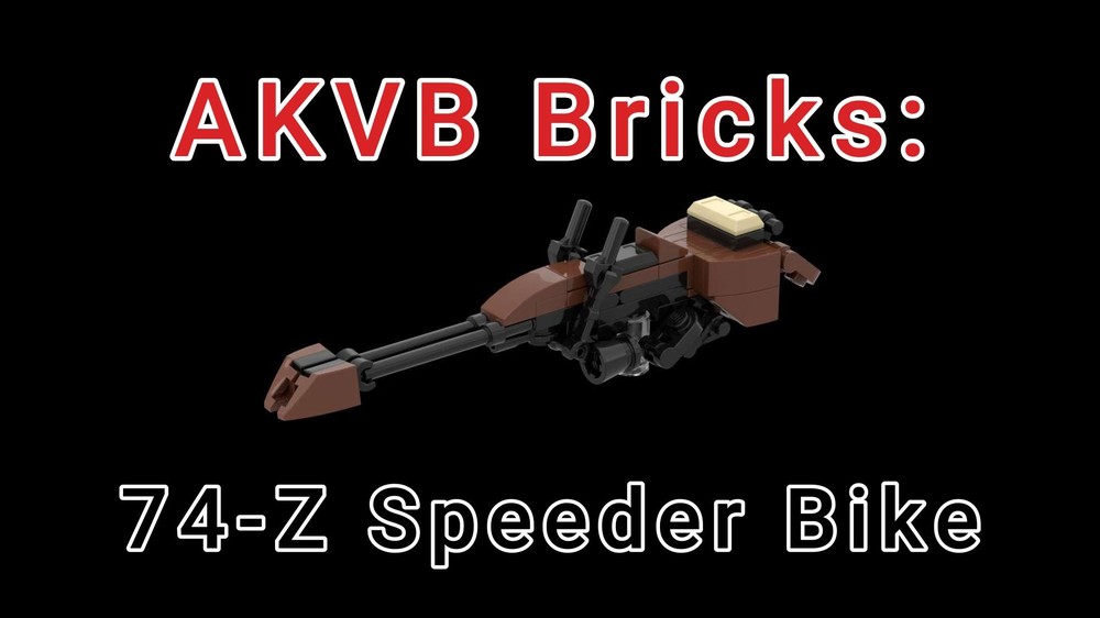 Lego 74-Z Speeder Bike (Brown)
