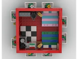 Up Scaled Brick 4x4 House