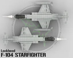 F-104 StarFighter - 1:35 Scale