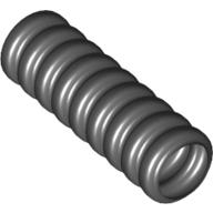 Lego Hose, Ribbed 7mm D. 3L / 2.4cm / Black