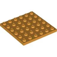 Plate 6 x 6 / Medium Orange