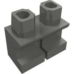 Legs Short / Dark Bluish Gray