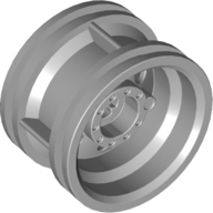 Lego Wheel 30.4 x 20 without Pinholes, with Reinforced Rim / Light Bluish Gray