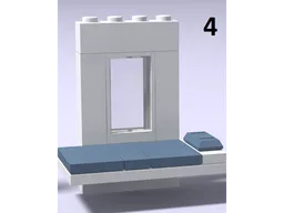 Modular living container -> beds