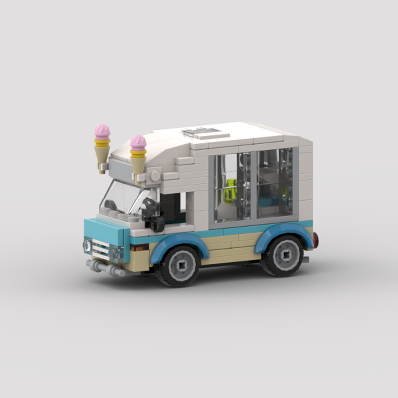 Lego 1983 VENDO FIAT 900T CAMION DEI GELATI