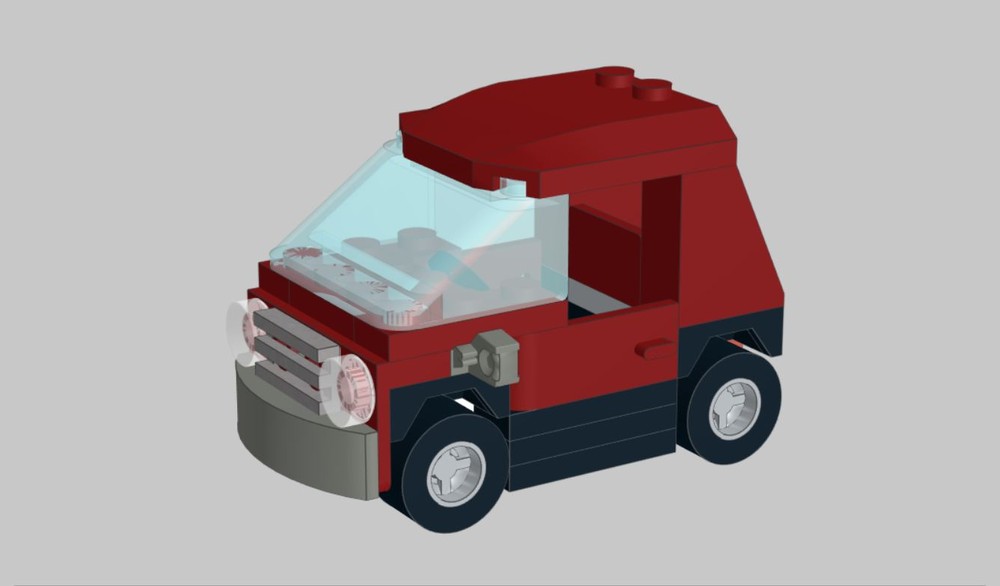 Lego 60258-1 Car - Dark Red Body