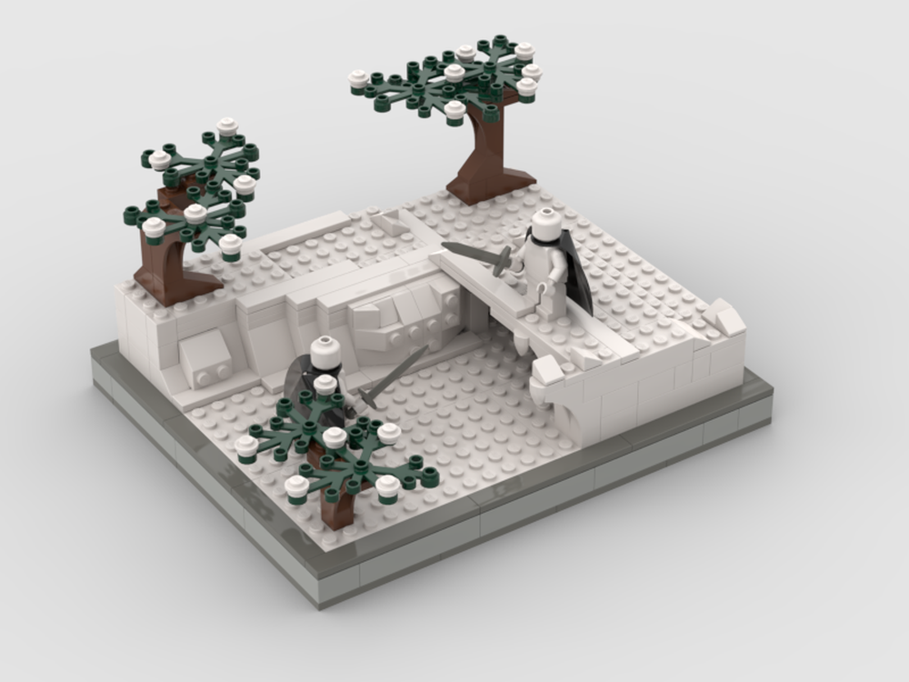 Lego Winter Forest Battle