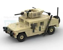 M1151 HMMWV (Humvee) Up-armored armaments carrier (Desert camo)