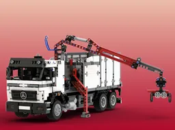 Mercedes-Benz NG 1632 Hookloader with crane container