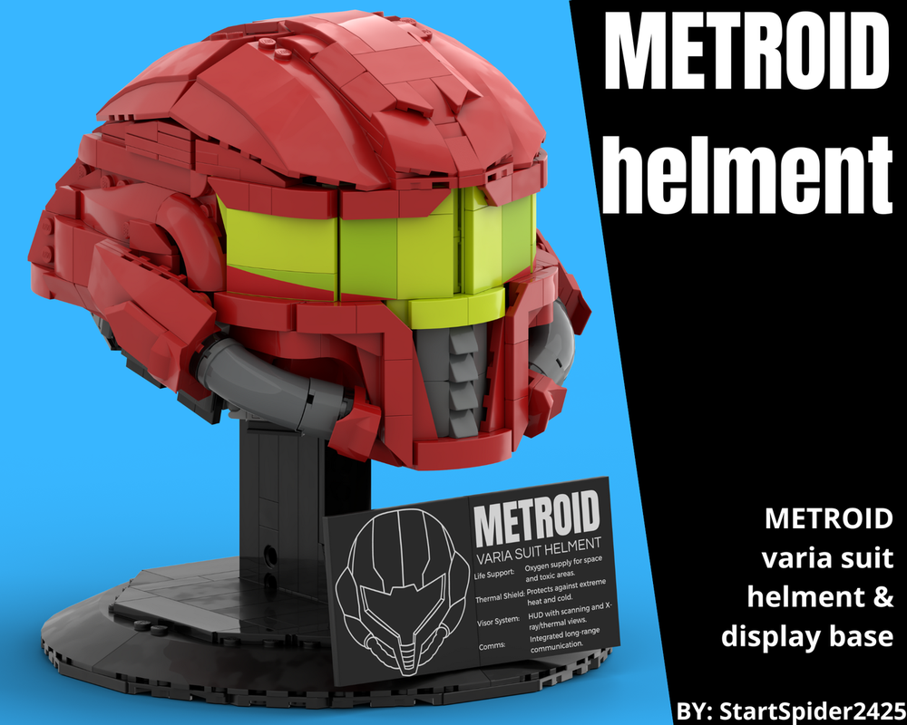 Lego METROID helment