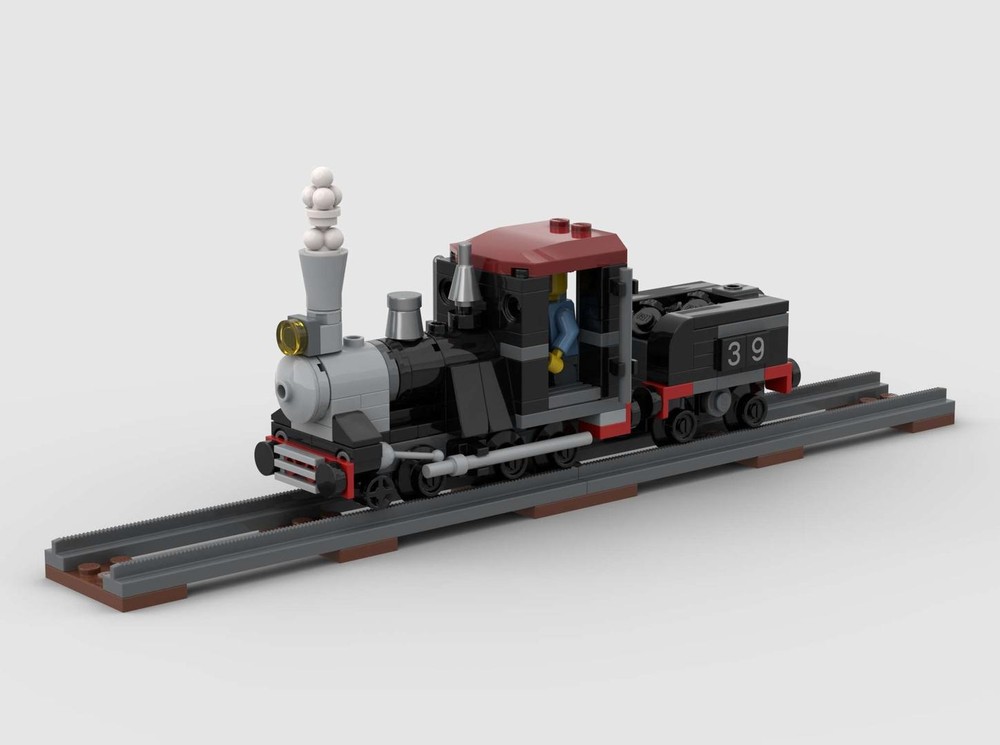 Lego Brickticks Engine Works NG Class 10 2-6-0 Mogul Steam Locomotive
