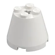 Cone 3 x 3 x 2 / White