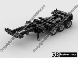 Containerchassis Trailer for 42078 Mack Anthem