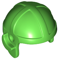 Lego Hat / Helmet, Aviator Cap / Bright Green