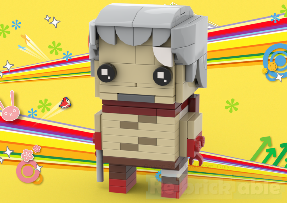 Lego Akihiko Sanada BrickHead - Persona 4 Arena