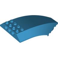 Lego Windscreen 10 x 6 x 2 Curved / Dark Azure